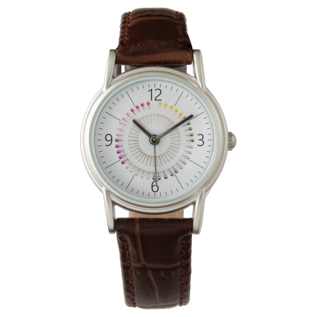 Reloj De Pulsera Soporte de pasadores rectos (Anverso)