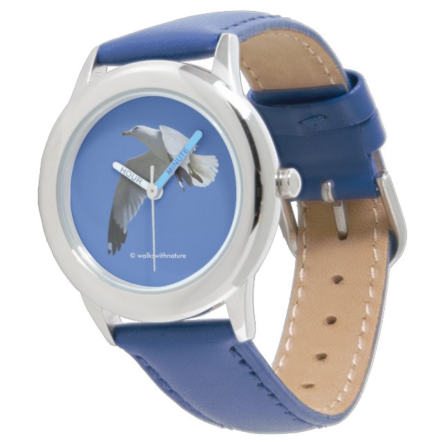 Reloj De Pulsera Sorprendente gaviota con billetera en vuelo (Angular)