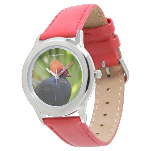 Reloj De Pulsera Sorprendente Rulu-Roul Crested Wood Partridge Bird (Angular)