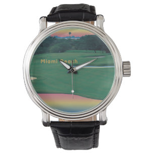 Reloj De Pulsera South Beach Miami Golf