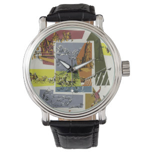 Reloj De Pulsera South Dakota USA Vintage Travel watts