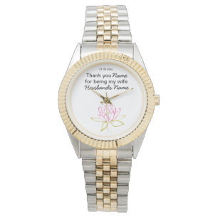 Reloj De Pulsera Souvenirs Boda de Lily Water Keepsakes Giveways