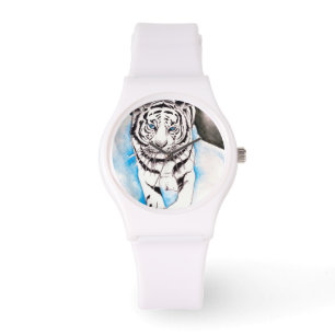 Reloj De Pulsera Sow de tigre blanco siberiano