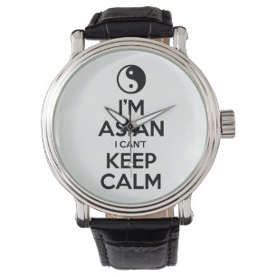 Reloj De Pulsera Soy asiático y no puedo mantener la calma