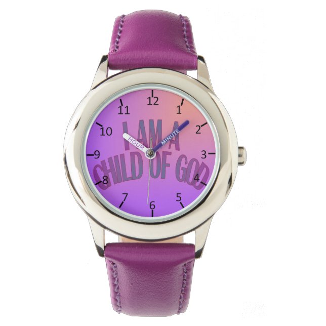 Reloj De Pulsera Soy hijo de Dios (Anverso)