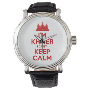 Reloj De Pulsera Soy jemer, no puedo mantener la calma