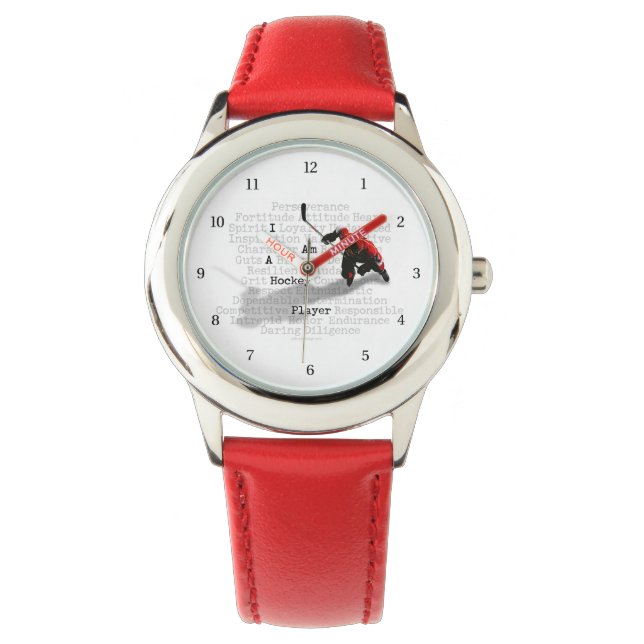 Reloj De Pulsera Soy jugador de hockey (Anverso)