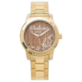 Reloj De Pulsera Soy Rústico Jubilado Rústico Wood Gracioso Retirem