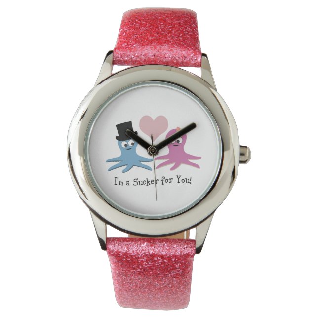 Reloj De Pulsera ¡Soy un chupón para ti! Octopi lindo (Anverso)