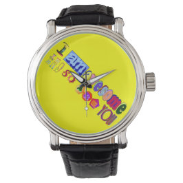 Reloj De Pulsera Soy una pieza de tiempo asombrosa