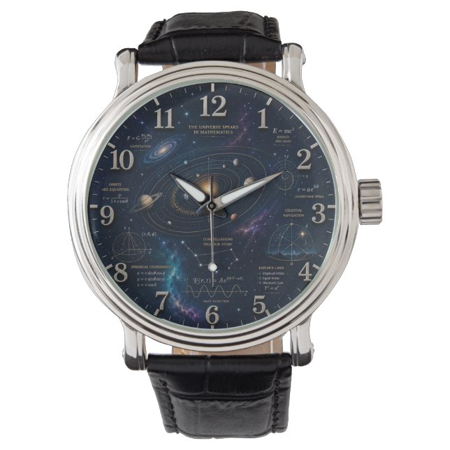 Reloj De Pulsera Space Mathematics Astronomy  (Anverso)