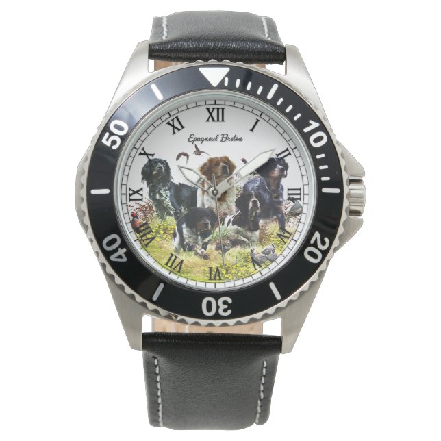 Reloj De Pulsera Spaniel de Bretaña (Anverso)