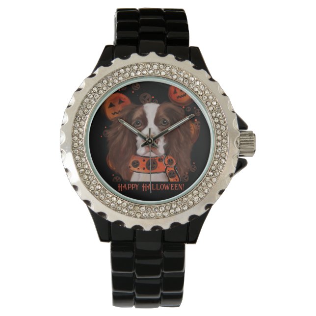Reloj De Pulsera Spaniel Springer Inglés (Anverso)