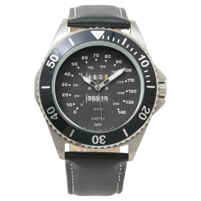 Reloj De Pulsera Speedómetro Triunfo TR7 (Anverso)