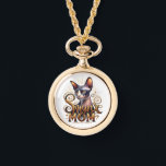 Reloj De Pulsera Sphynx Cat Mom Watch Necklace Joyería<br><div class="desc">El gato Sphynx Mamá ve las joyas del collar para las mamás sin pelo.</div>