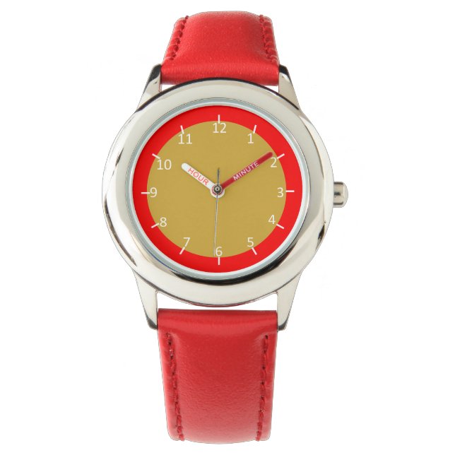 Reloj De Pulsera Spicy Mustard y Ketchup (Anverso)