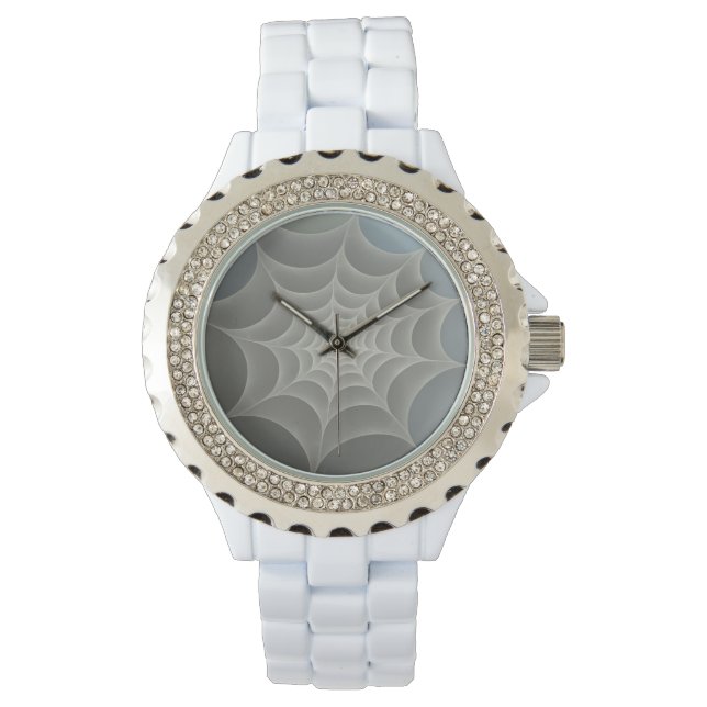 Reloj De Pulsera Spider Web Fractal (Anverso)