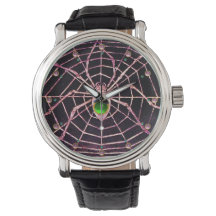 SPIDER Y WEB Green Emerald Pink Gems