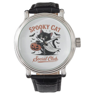 Reloj De Pulsera Spookone Cat Social Club PNG - Cute Kitten Classic