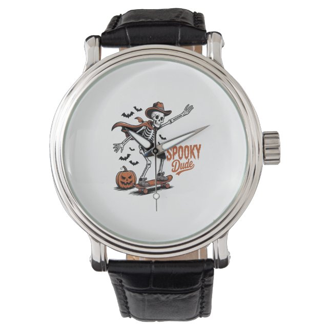 Reloj De Pulsera Spooky Dude Spooky Season (Anverso)