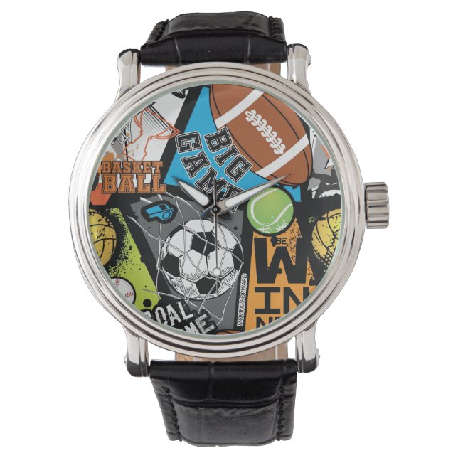 Reloj De Pulsera Sport Pattern With Balls (Anverso)