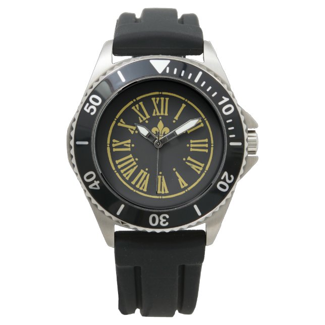 Reloj De Pulsera Sporty Gold y Black eWatch (Anverso)