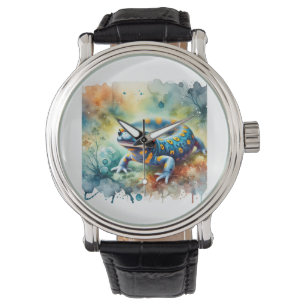 Reloj De Pulsera Spotted Salamander 170624AREF103 - Watercolor