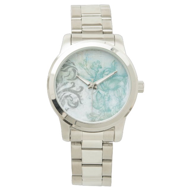 Reloj De Pulsera Spray de flores II (Anverso)