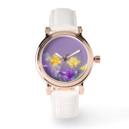 Reloj De Pulsera Spring Garden Whisper Floral