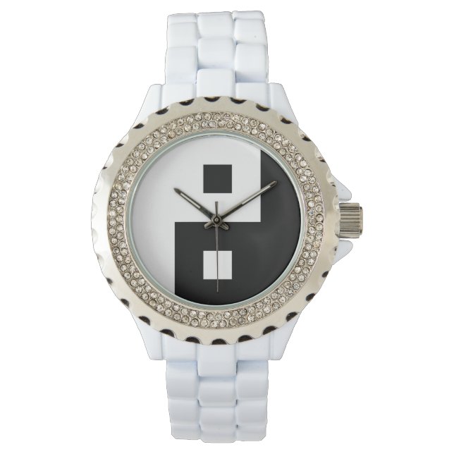 Reloj De Pulsera Square Yin Yang (Anverso)