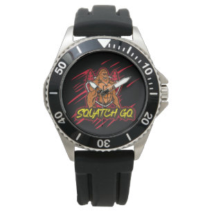 Reloj De Pulsera Squatch GQ Acero inoxidable de los hombres negro