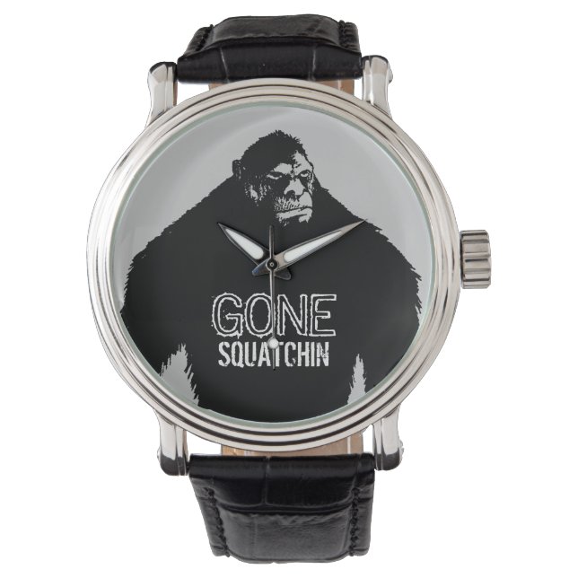 Reloj De Pulsera Squatchin con pie grande (Anverso)
