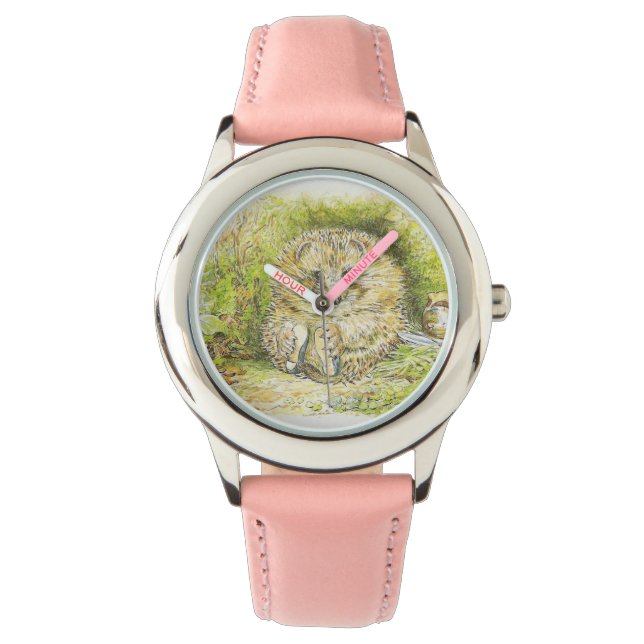 Reloj De Pulsera Sr. Pricky Pin (Hedgehog) (de Beatrix Potter) (Anverso)