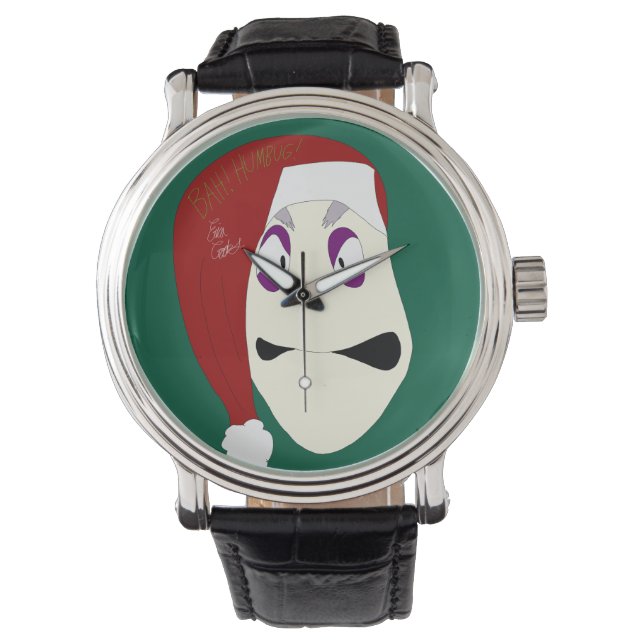 Reloj De Pulsera Sr. Williams Bah Humbug navidad (Anverso)