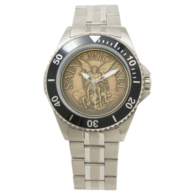 Reloj De Pulsera St MICHAEL PATRON SAINT WATCH (Anverso)