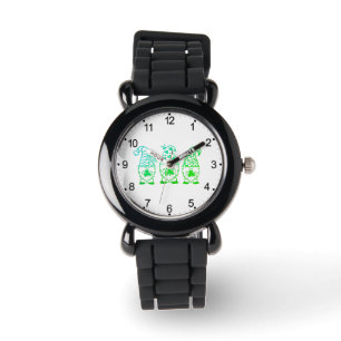 Reloj De Pulsera St. Patrick's Day Gnomes-60682