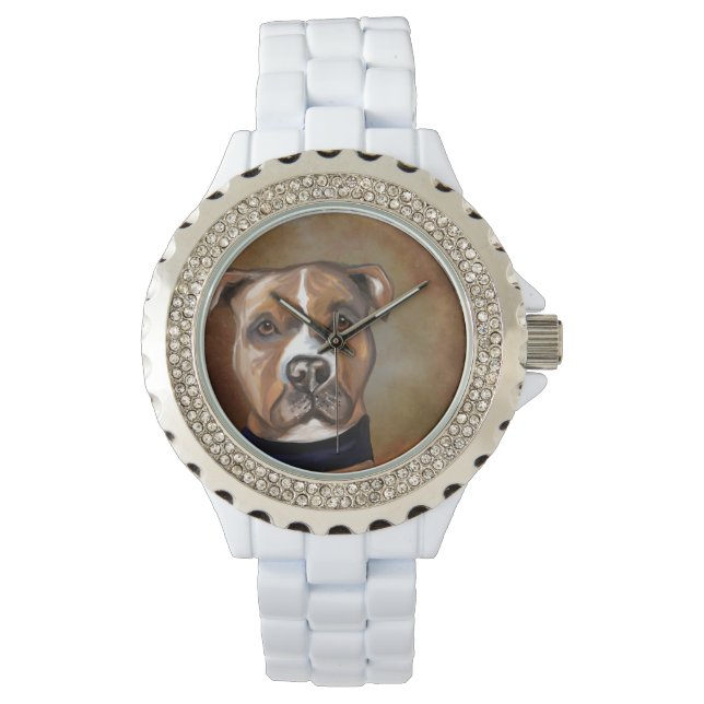 RELOJ DE PULSERA STAFFORDSHIRE TERRIER (Anverso)