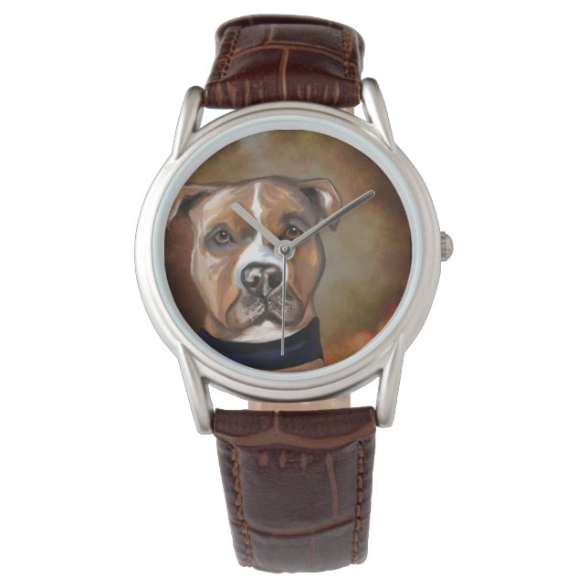RELOJ DE PULSERA STAFFORDSHIRE TERRIER (Anverso)