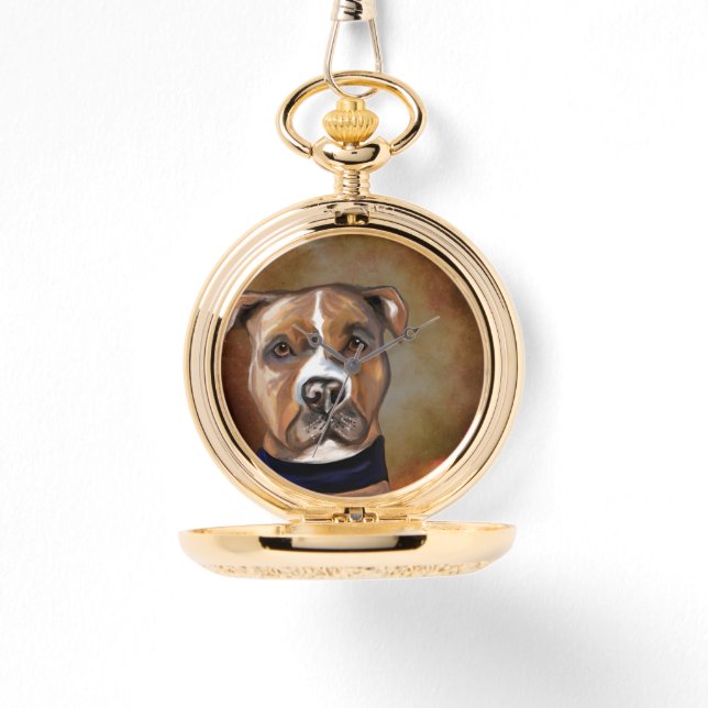 RELOJ DE PULSERA STAFFORDSHIRE TERRIER (Anverso)