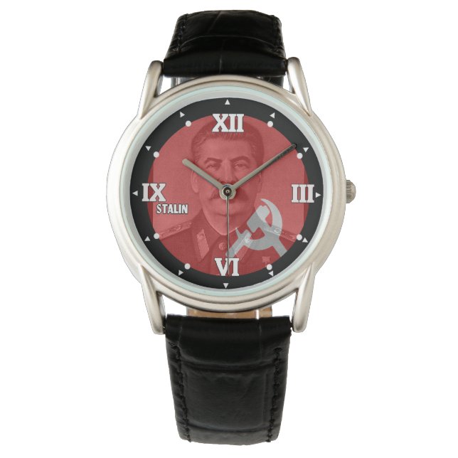 Reloj De Pulsera Stalin USSR Comunista CCCP Historia Vigilancia (Anverso)