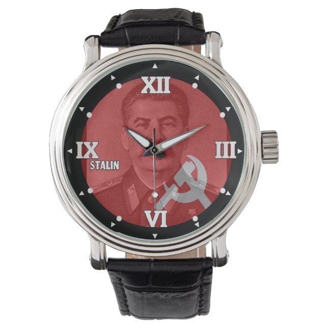 Reloj De Pulsera Stalin USSR Comunista CCCP Historia Vigilancia (Anverso)