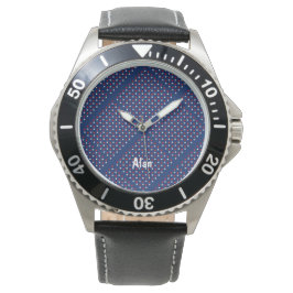 Reloj De Pulsera Star Red White/Blue eWatch