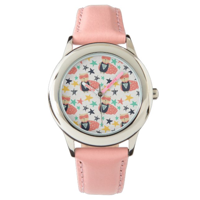 Reloj De Pulsera Star Super Héroe (Anverso)