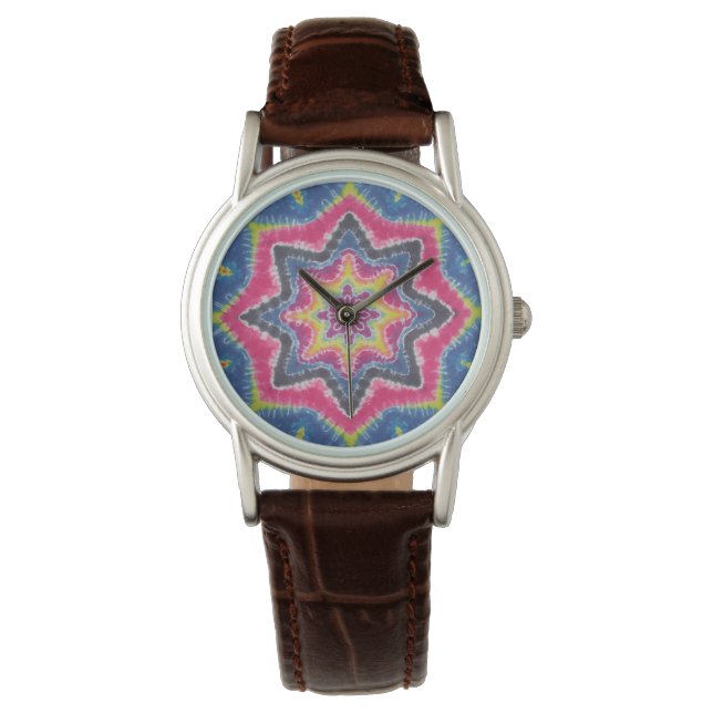 Reloj De Pulsera Star Tie Dye (Anverso)