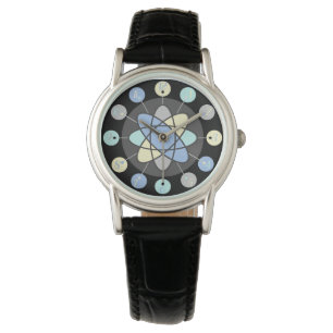 Reloj De Pulsera Starburst modelo atómico retro moderno de mediado