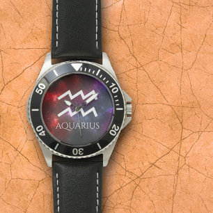 Reloj De Pulsera Starfield Aquarius Water Bearer Western Zodiac