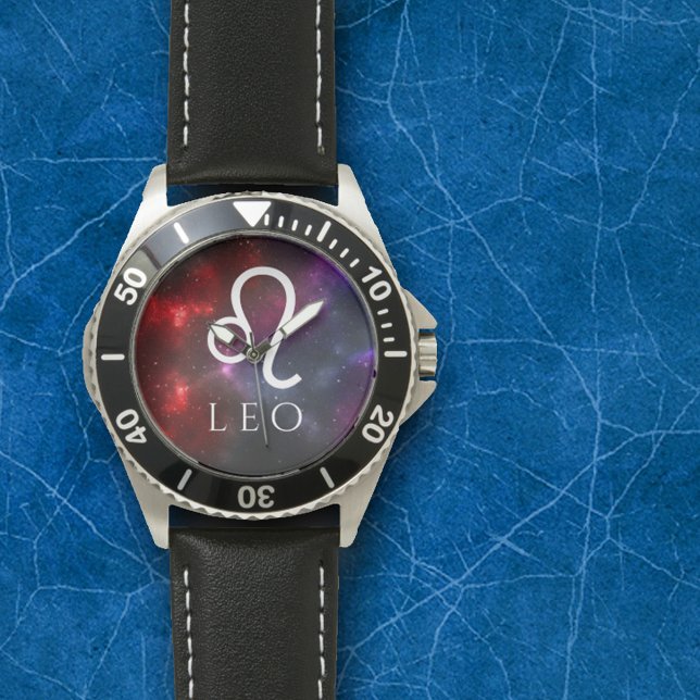 Reloj De Pulsera Starfield Leo Lion Western Zodiac (Subido por el creador)