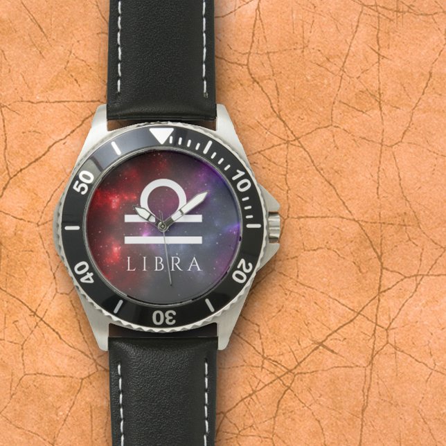 Reloj De Pulsera Starfield Libra Scales Western Zodiac (Subido por el creador)