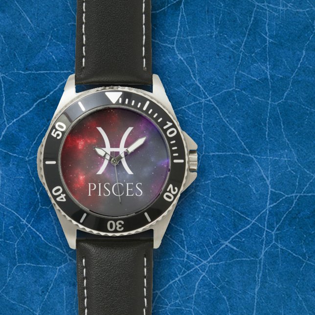Reloj De Pulsera Starfield Pisces Fish Western Zodiac (Subido por el creador)