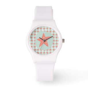 Reloj De Pulsera Starfish Whimsical Sea Ocean Nautical